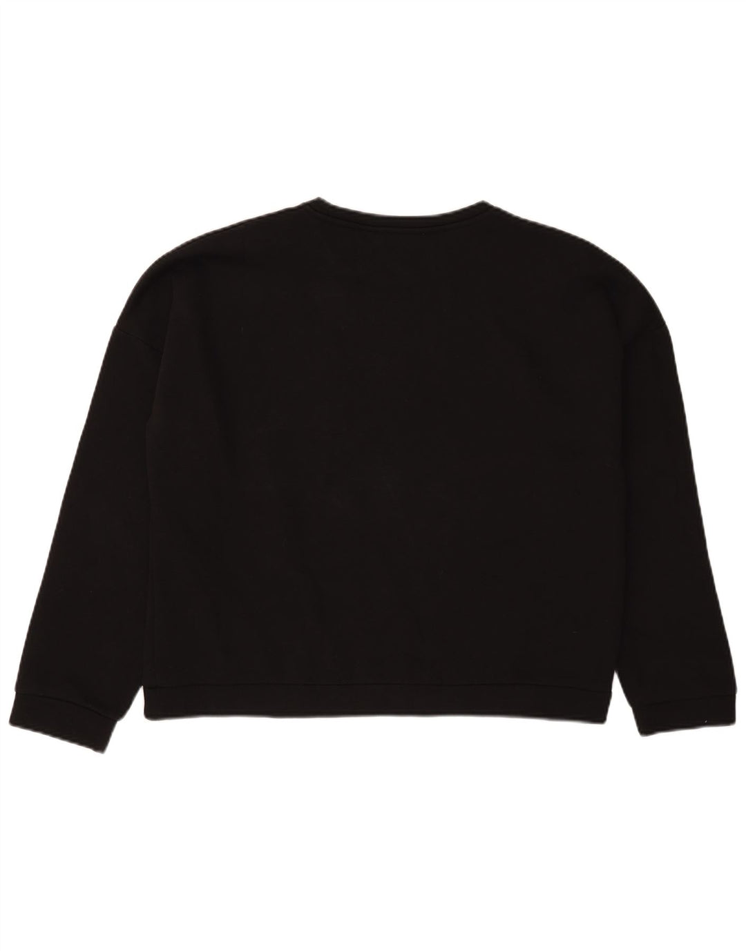 Guess Pulover oversized Crop Graphic pentru femei UK 14 Large Black