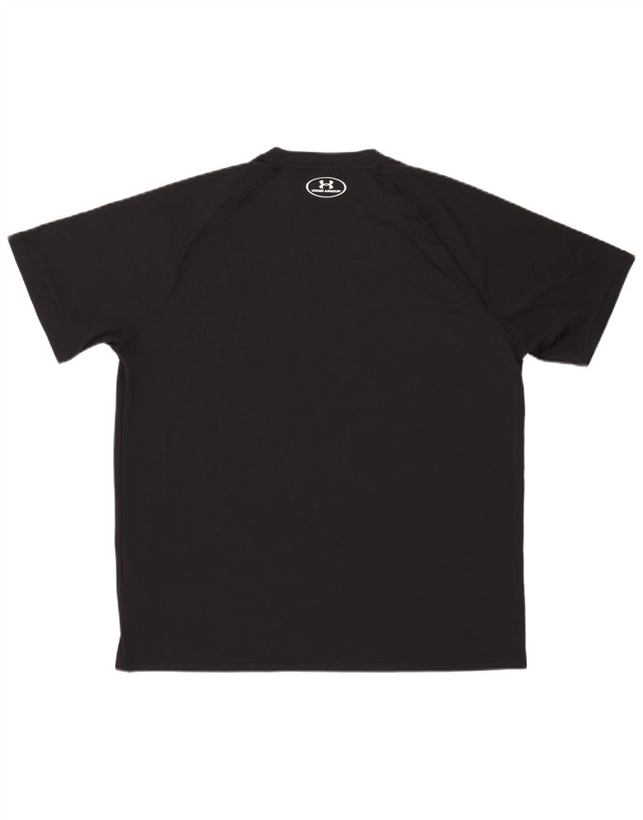 Tricou Under Armour pentru bărbați Heat Gear Top mare din poliester negru