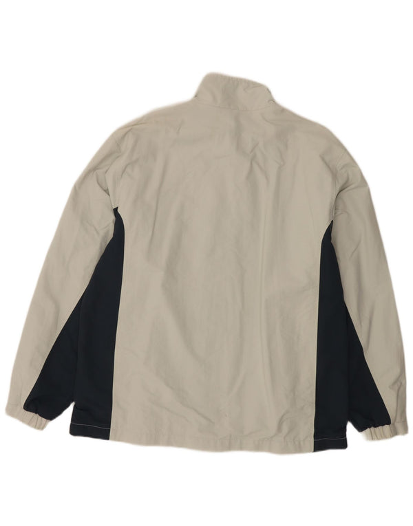 Quiksilver Mens Windbreaker Jacket UK 40 Large Grey Colourblock Sports
