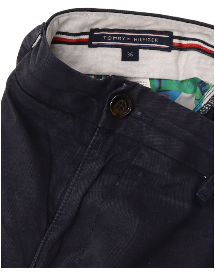 TOMMY HILFIGER Pantaloni scurți chino pentru bărbați W36 Large Bleumarin