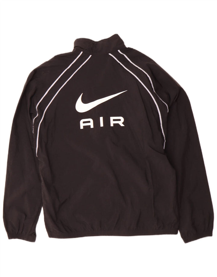 Jachetă de trening cu grafică Nike pentru băieți, 13-14 ani, XL, nailon negru