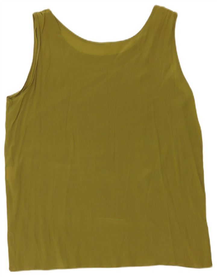 Vest Vest Top pentru femei UK 14 Medium Green Acetat