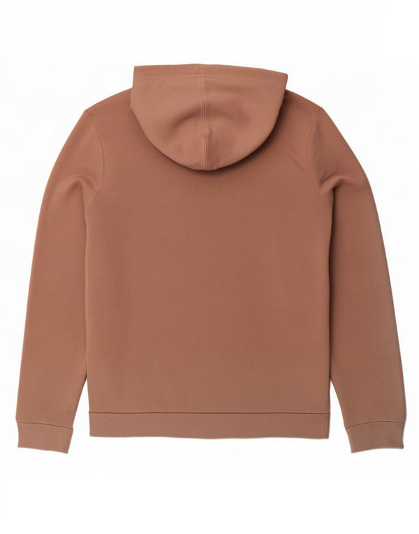 Guess Pulover supradimensionat cu glugă grafic pentru femei UK 14 Medium Bej Colorblock