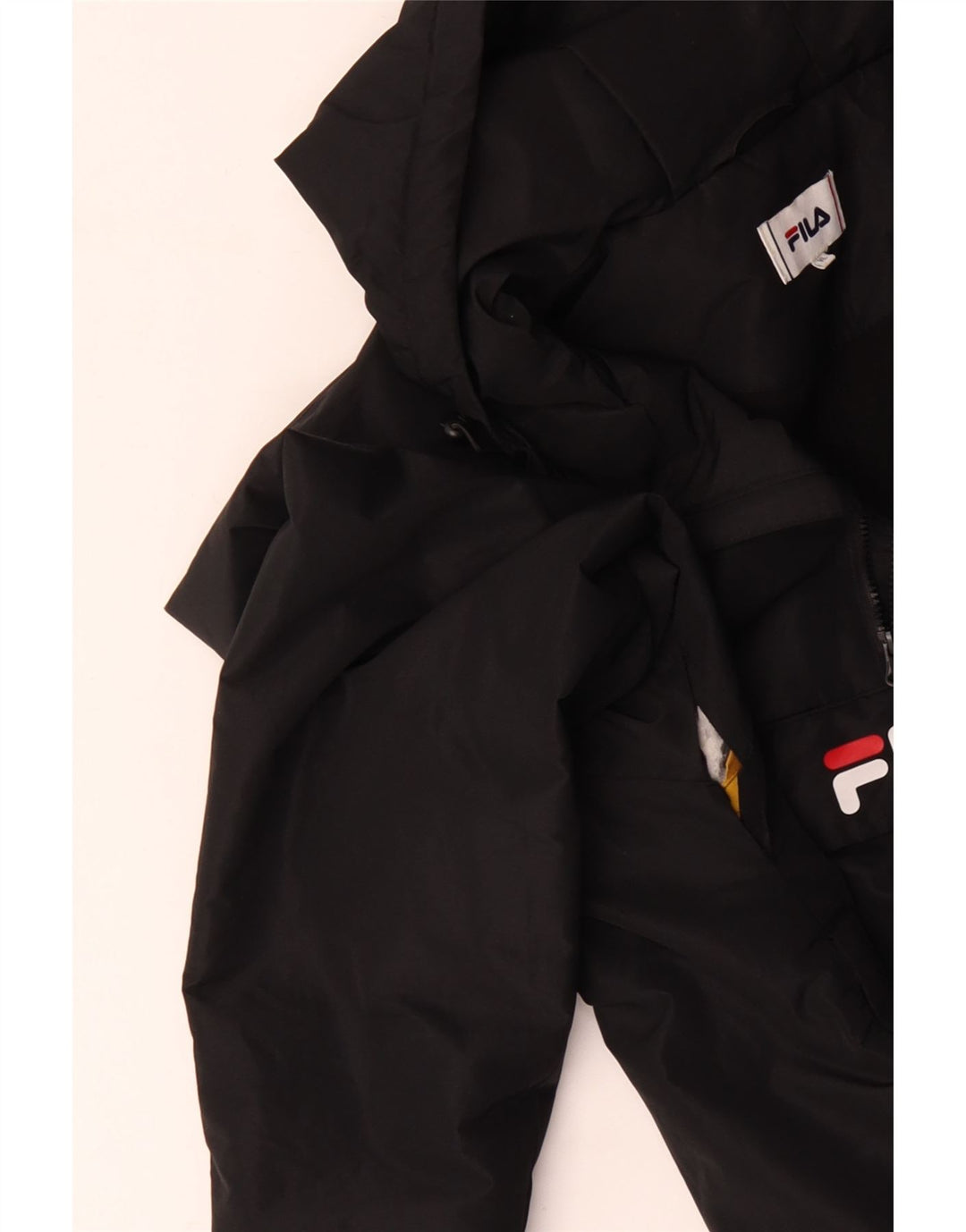 Jachetă Anorak cu glugă pentru bărbați FILA UK 42 XL Poliester negru