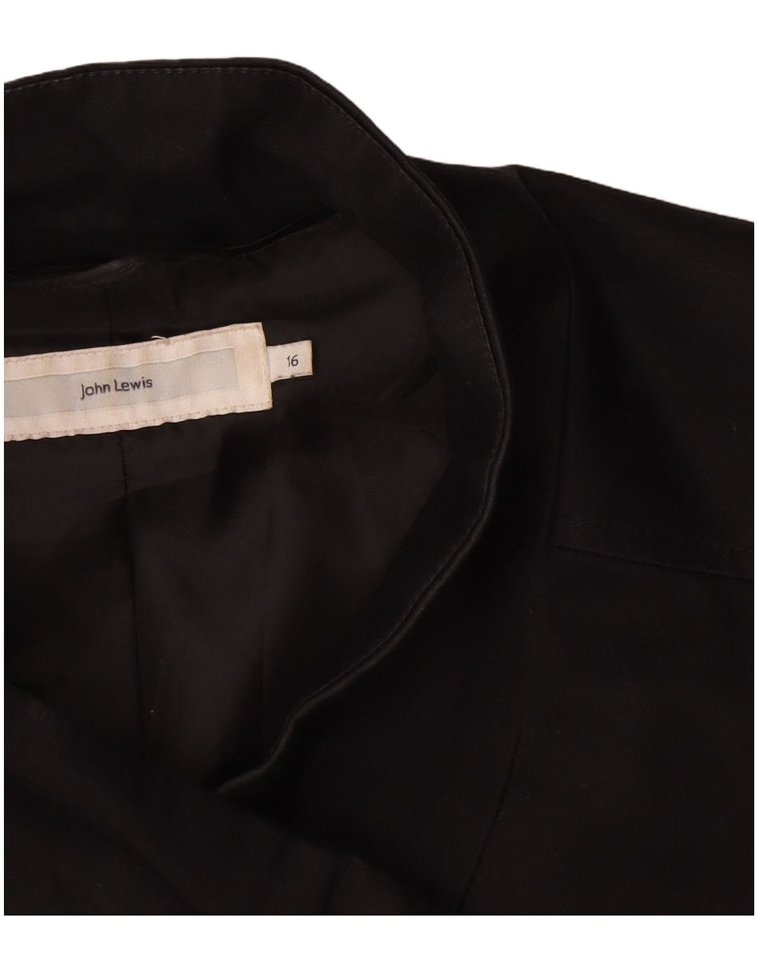 Jachetă utilitare pentru femei John Lewis UK 16 mare, negru, bumbac