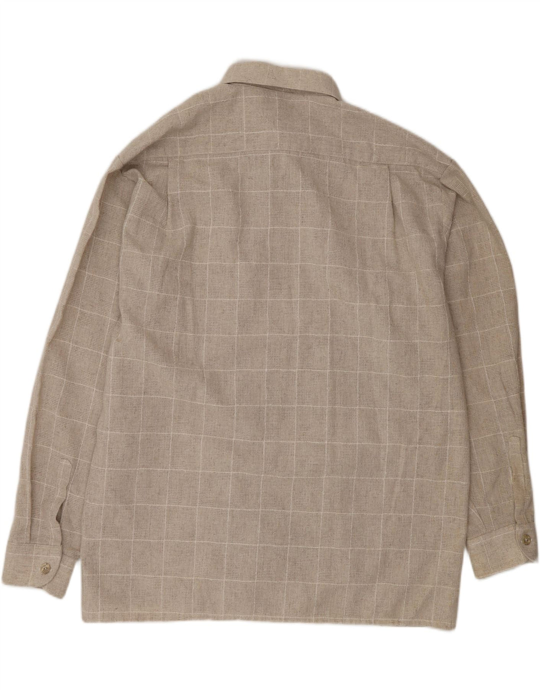 Cămașă Bărbați VINTAGE 2XL Bej Check
