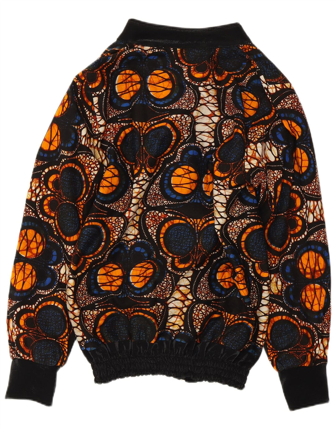 Jachetă bomber cu model abstract pentru femei VINTAGE UK 14 Medium Multicolor