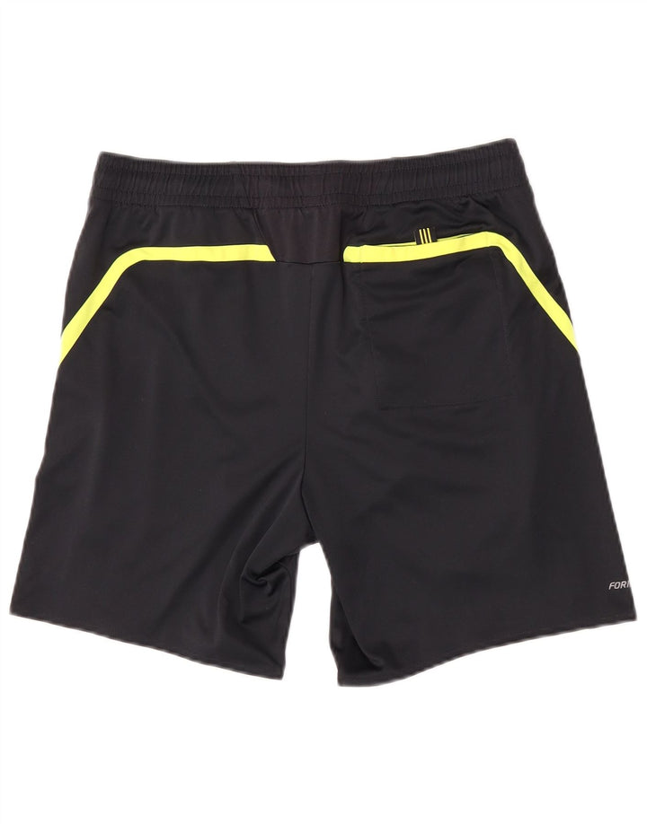 Pantaloni scurți Adidas Climalite Sport pentru bărbați, poliester negru mic