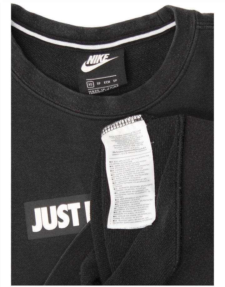 Pulover grafic pentru bărbați NIKE XS bumbac negru