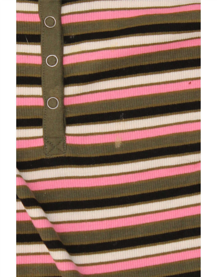 Marks & Spencer Top pentru femei cu mânecă lungă UK 10, mic, multicolor, cu dungi