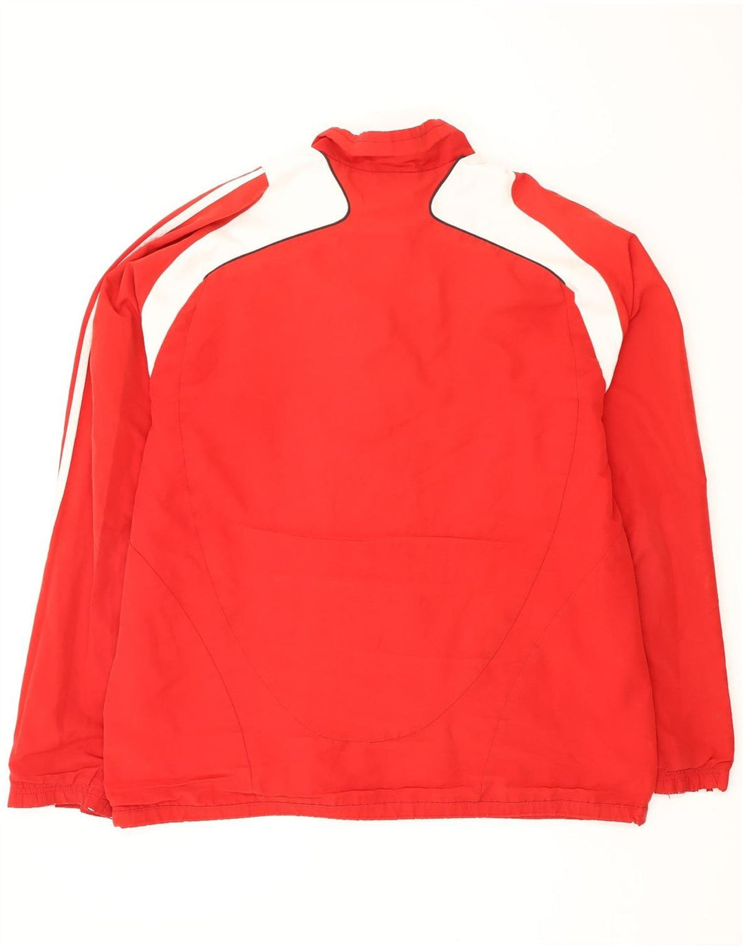 Jachetă de ploaie ADIDAS pentru bărbați UK 48/50 XL Poliester color bloc roșu