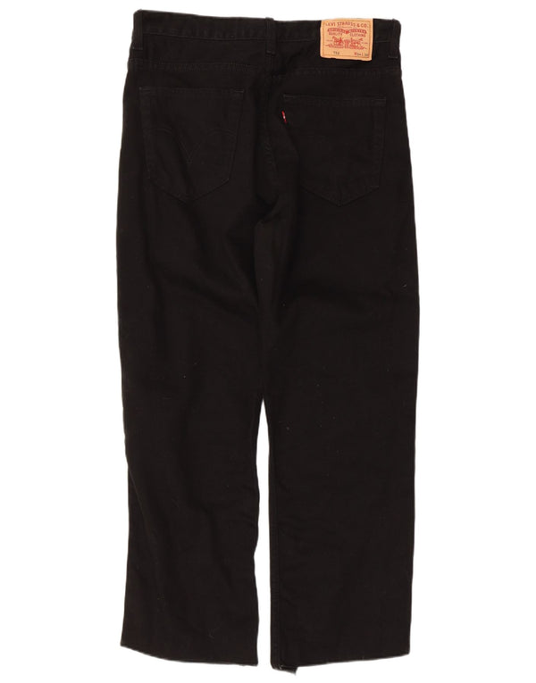 Blugi drepti pentru bărbați Levi's 752 W34 L26 bumbac negru