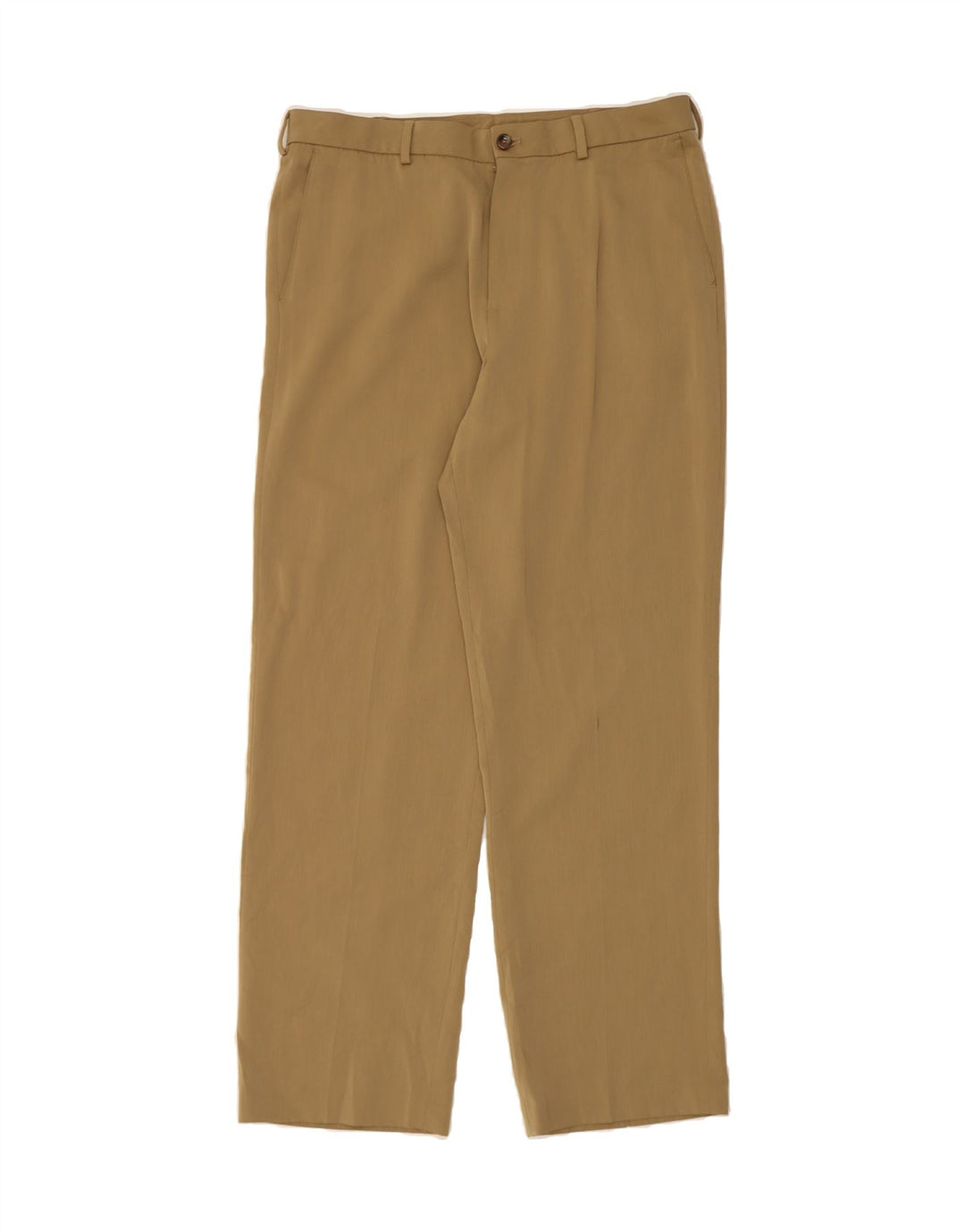 IZOD Mens Straight Chino Trousers W38 L34 Khaki Polyester Vintage Izod and Second-Hand Izod from Messina Hembry 