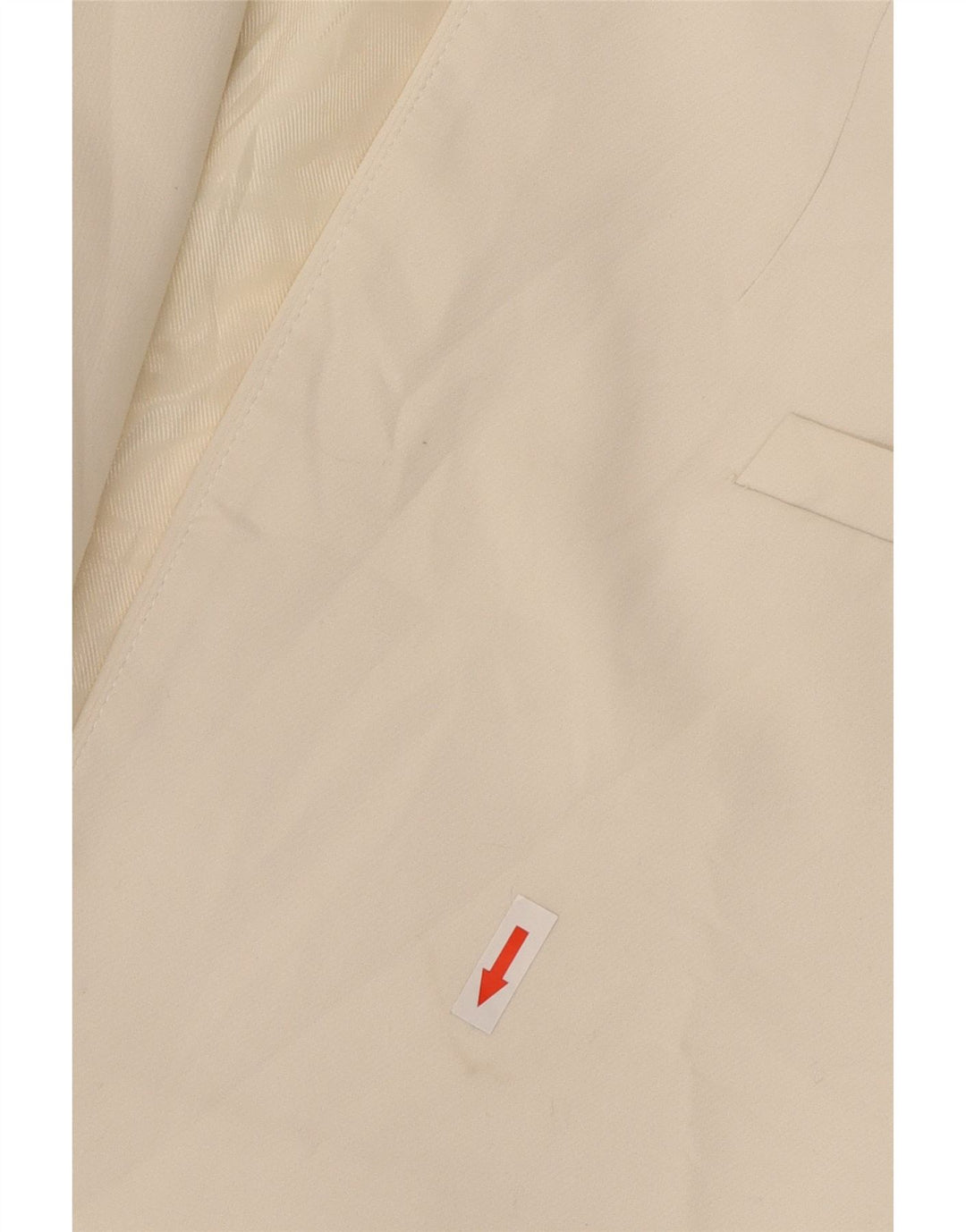 Jachetă Blazer Crop Open pentru femei Zara UK 6 XS Poliester alb