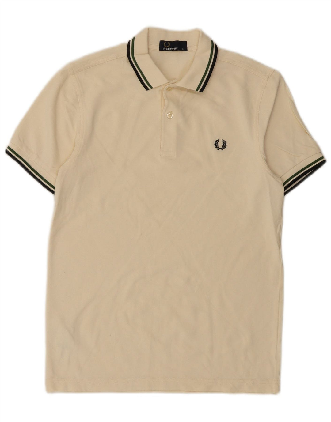 Cămașă polo Fred Perry pentru bărbați, bumbac alb mic