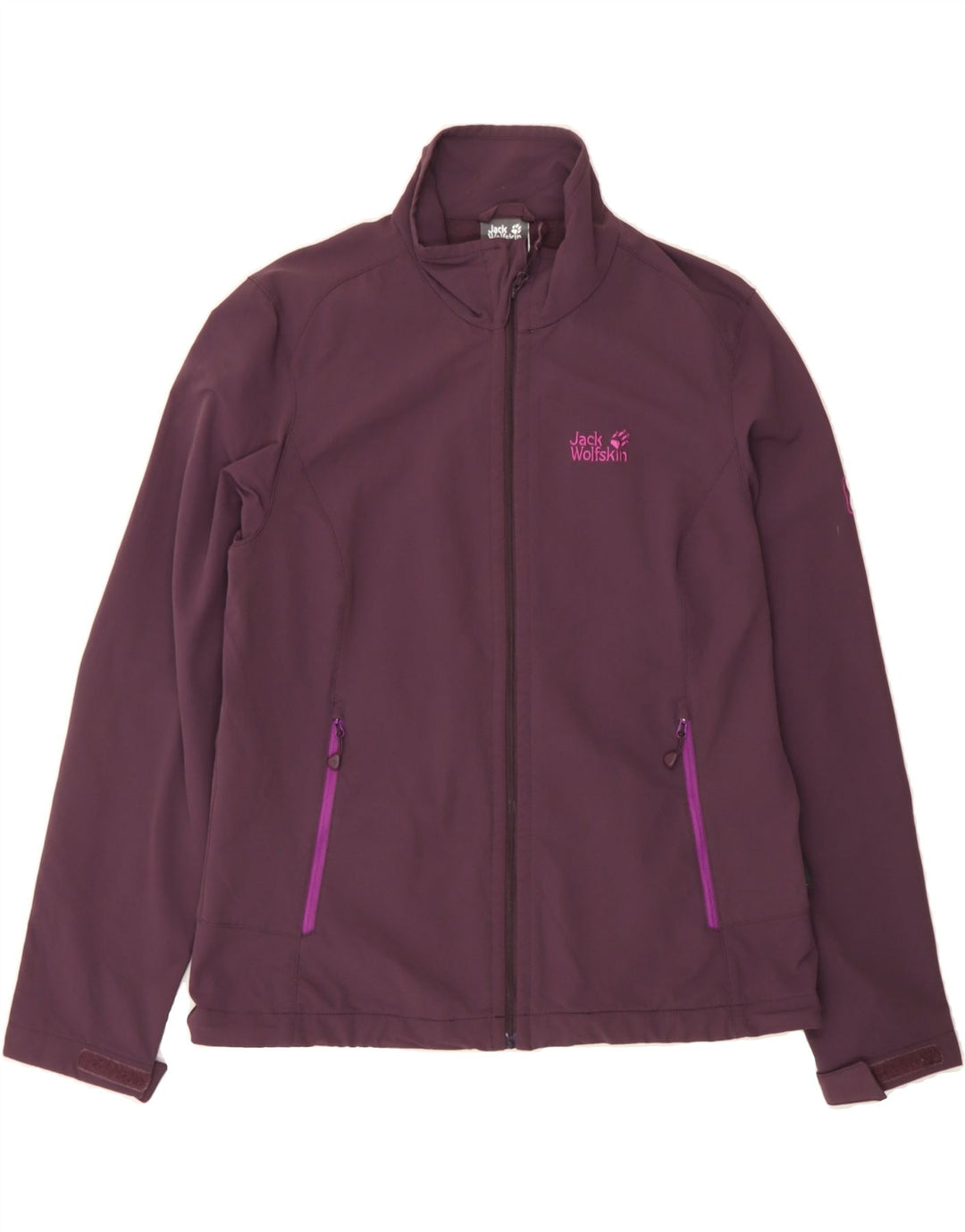 JACK WOLFSKIN Womens Tracksuit Top Jacket UK 16 Large Purple Vintage Jack Wolfskin and Second-Hand Jack Wolfskin from Messina Hembry 