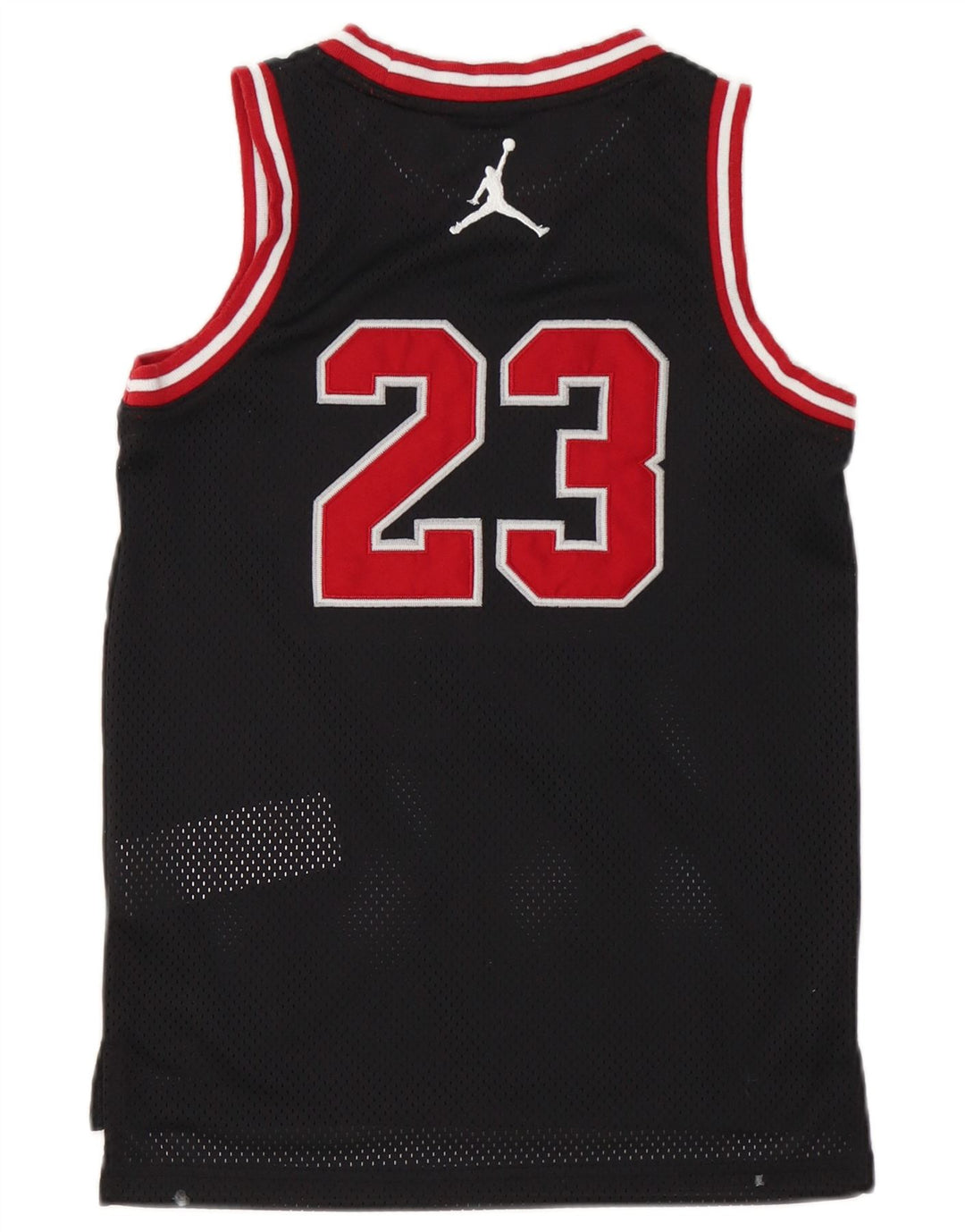 Vesta cu grafică Jordan Boys Top 8-9 ani Poliester negru mic