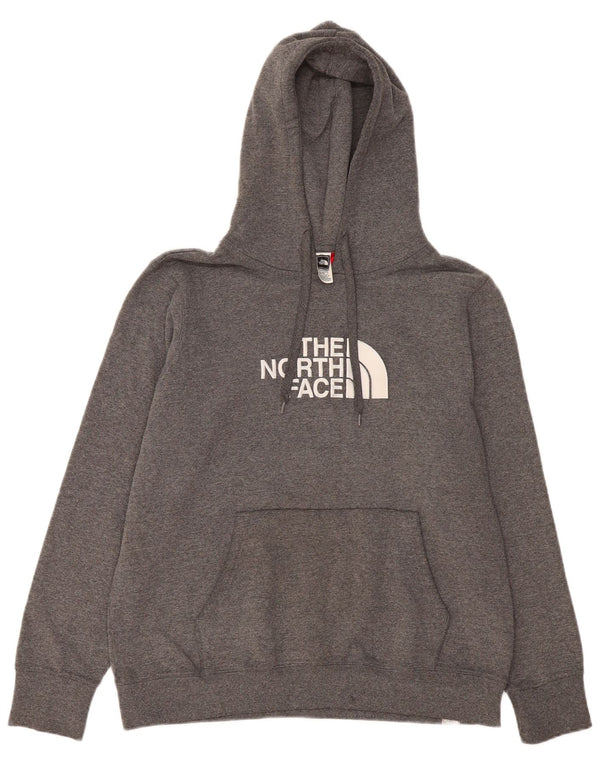 Jumper The North Face pentru damă, cu hanoră grafică UK 18 XL, bumbac gri