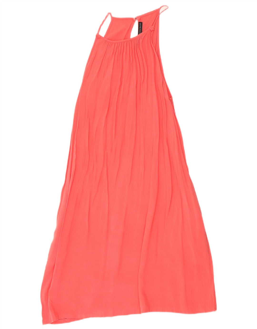 Zara Womens Halter Dress UK 14 Large Pink