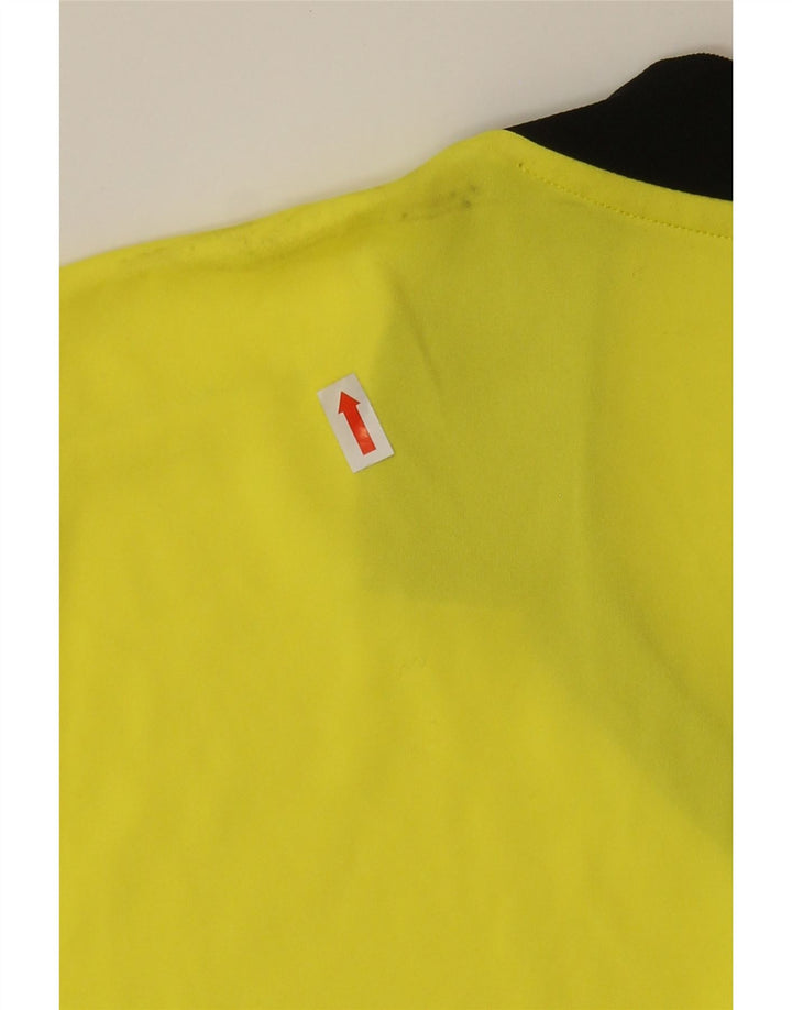 ADIDAS Mens Climalite Top Long Sleeve XL Yellow Polyester Vintage Adidas and Second-Hand Adidas from Messina Hembry 