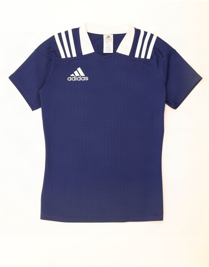 Tricou pentru bărbați Adidas Top Mediu Bleumarin Poliester