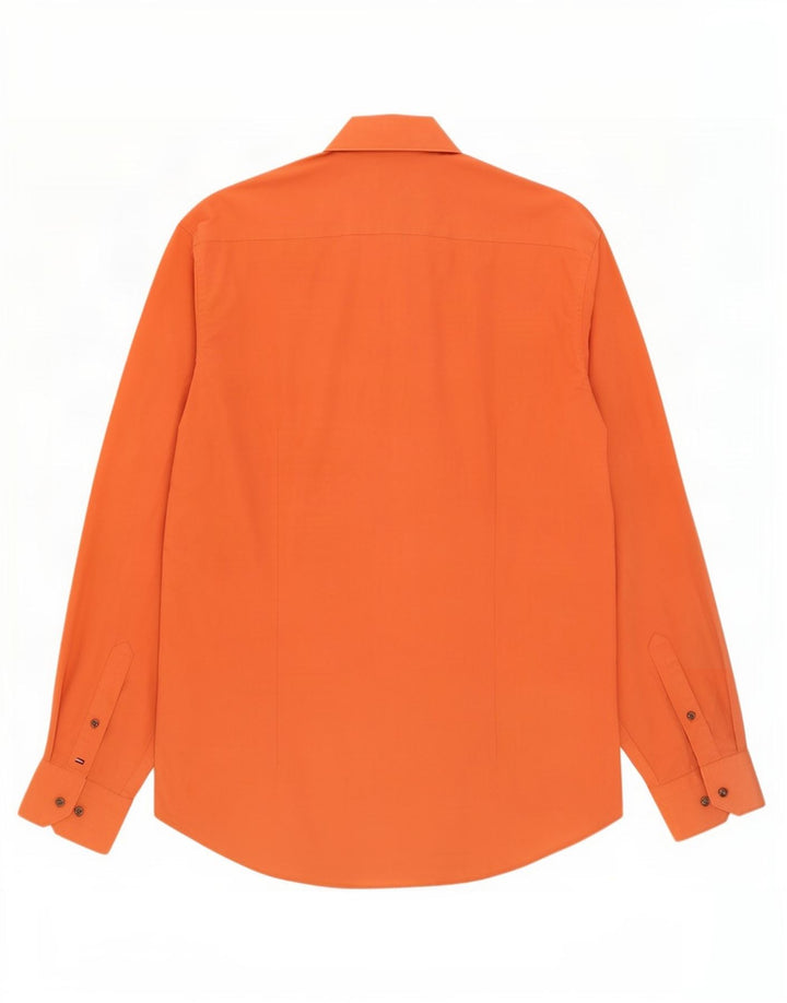 Cămașă pentru bărbați Tommy Hilfiger Slim Fit Mărimea 39 15 1/2 portocaliu mediu