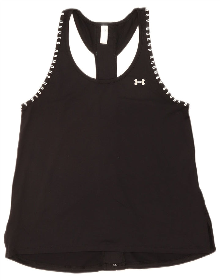 Top cu vestă grafică pentru femei Under Armour UK 6 XS poliester negru