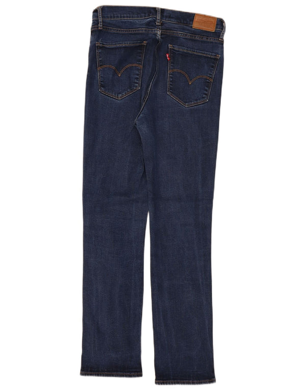 Blugi drepti cu talie mare Levi's 724 pentru femei L30 L30 Lyocell albastru