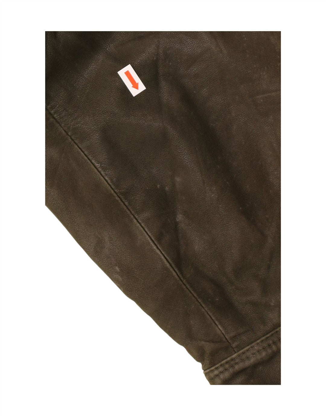 Geacă din piele vintage pentru bărbați IT 52 XL din piele kaki