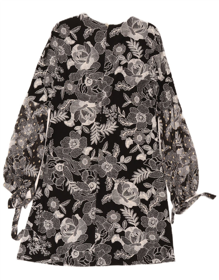 Rochie schimbătoare cu mânecă lungă pentru femei Tommy Hilfiger US 4 Small Black Floral