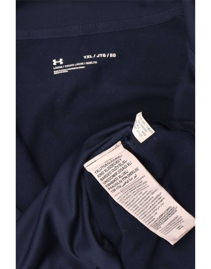 Jachetă de trening Under Armour pentru băieți 13-14 ani XL bleumarin poliester