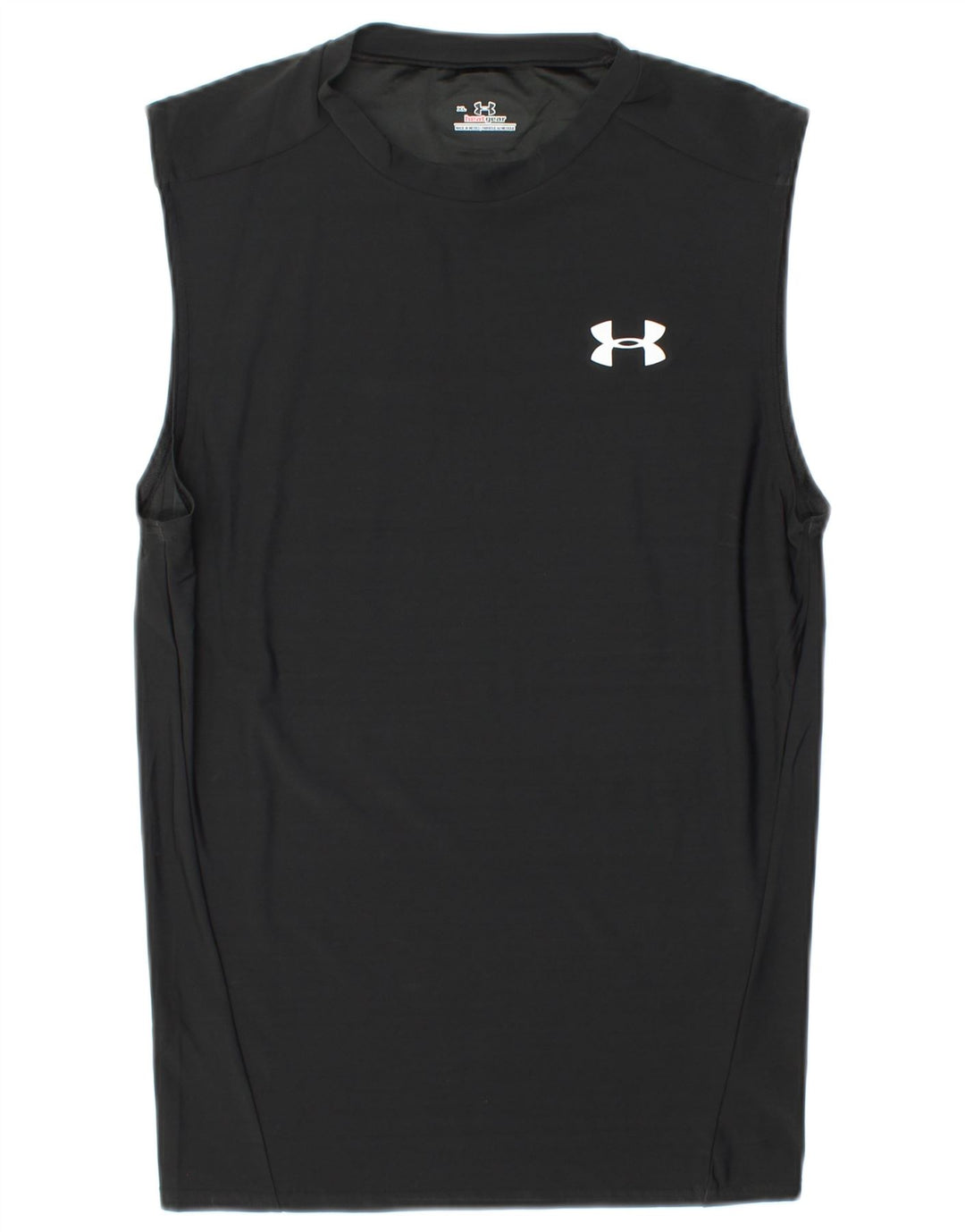 UNDER ARMOUR Băieți Heat Gear Vest Top 13-14 Ani XL Negru Poliester