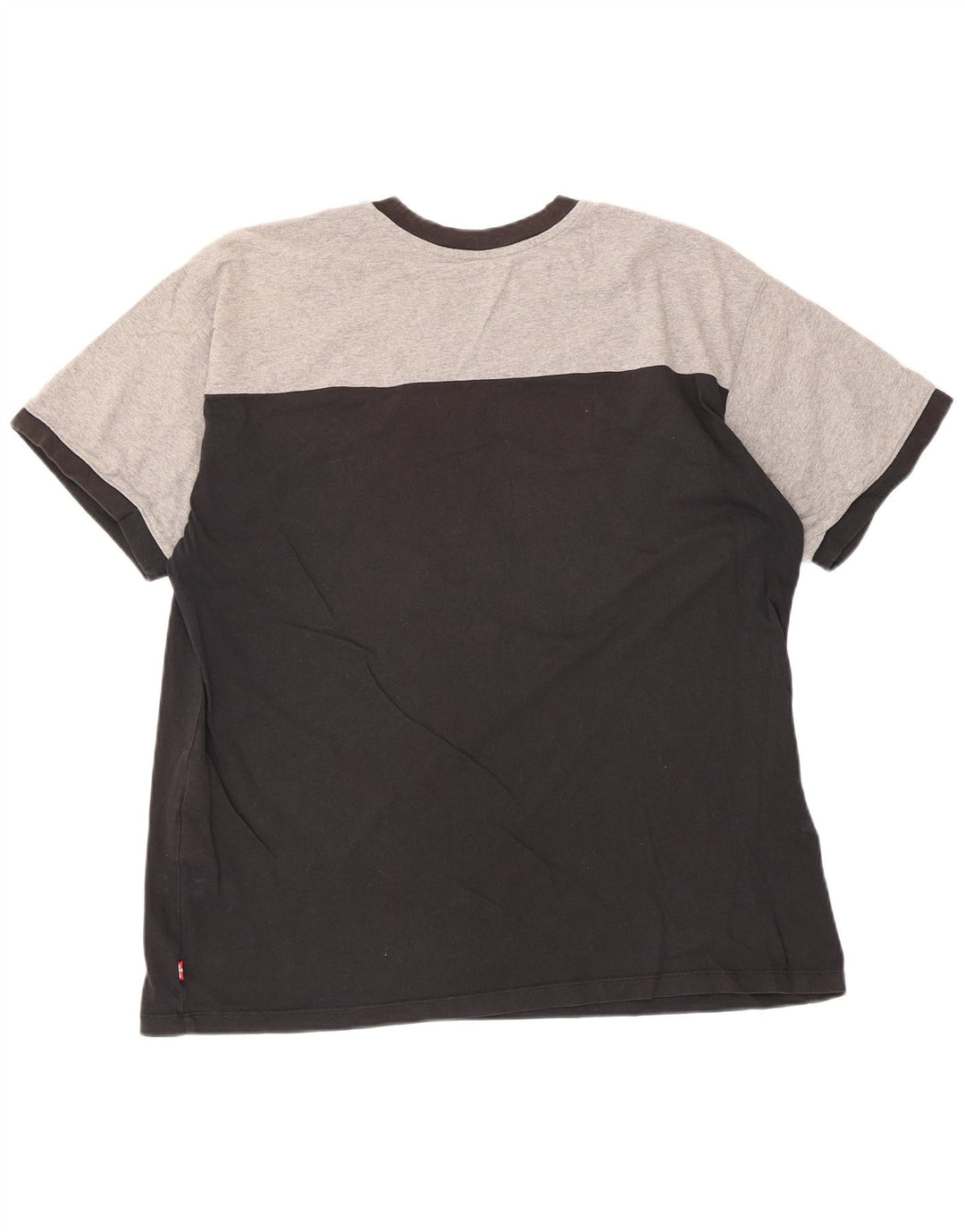 Tricou cu grafic relaxat pentru bărbați Levi's Top mediu negru din bumbac color bloc