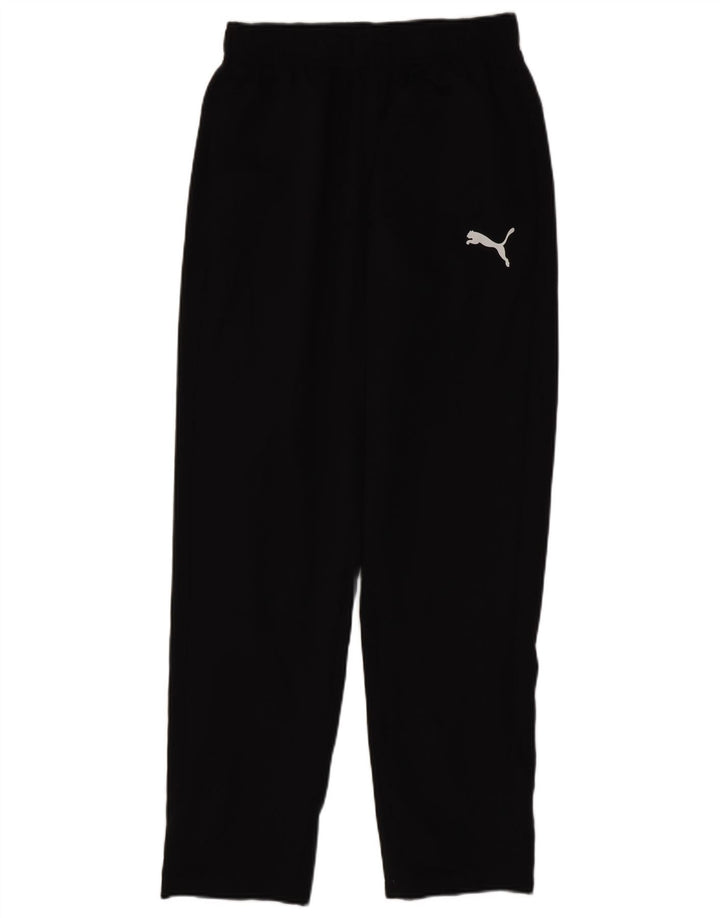 Pantaloni de trening Puma pentru bărbați, poliester mediu negru