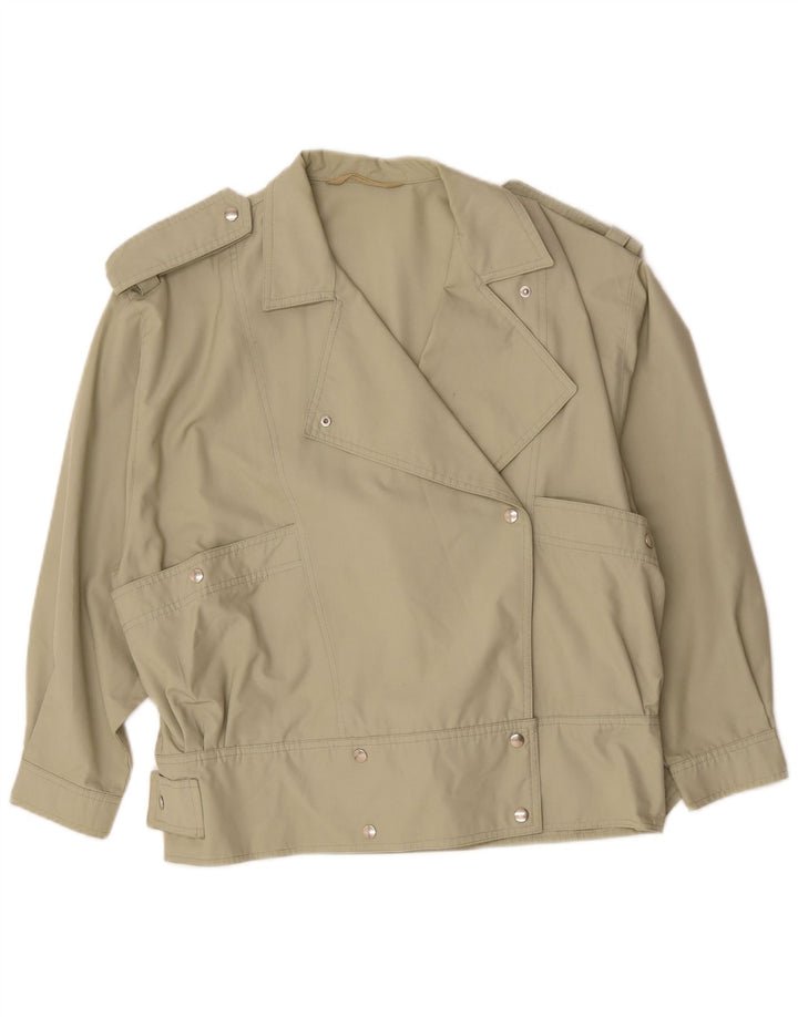 Jachetă militară vintage pentru femei UK 20 2XL kaki