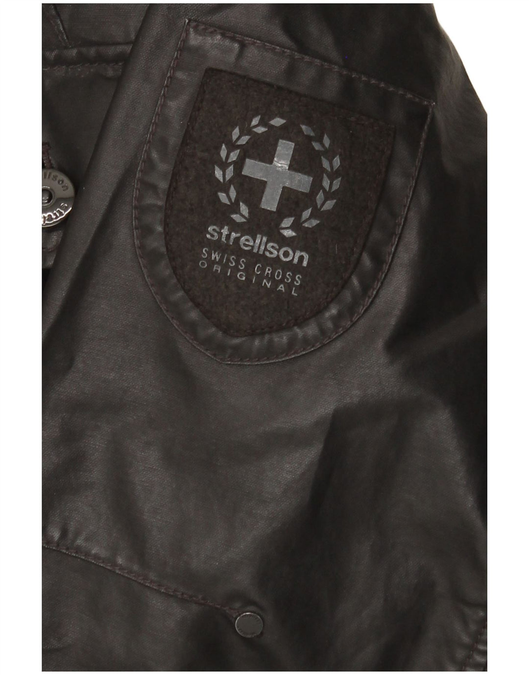 Jachetă militară cu glugă Strellson pentru bărbați UK 42 XL Negru