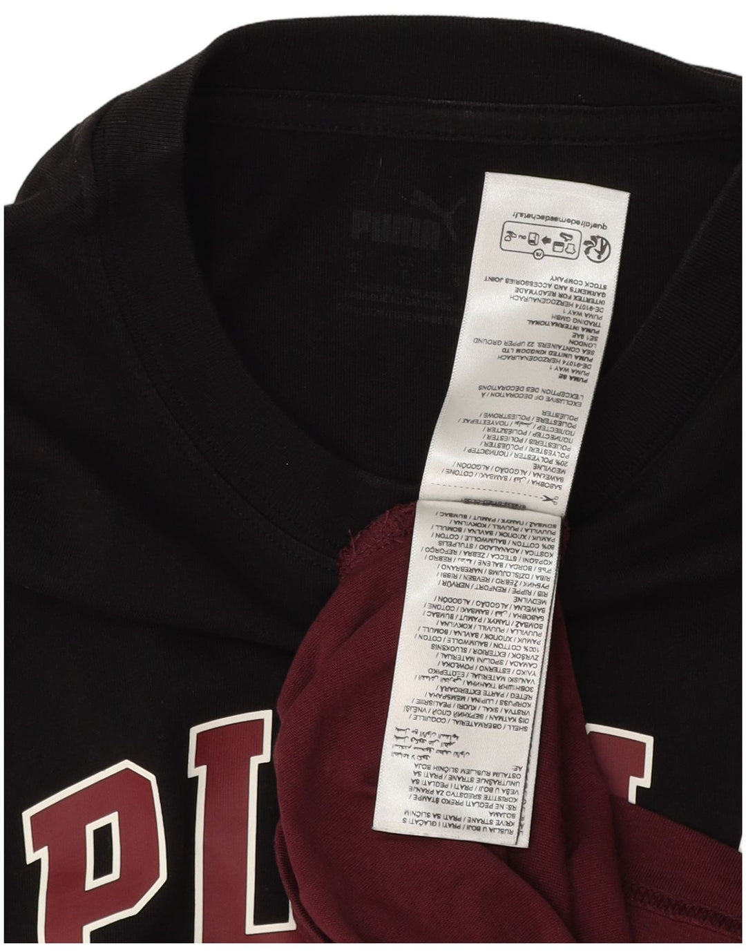 Tricou grafic Puma pentru bărbați Top mic maro din bumbac color bloc