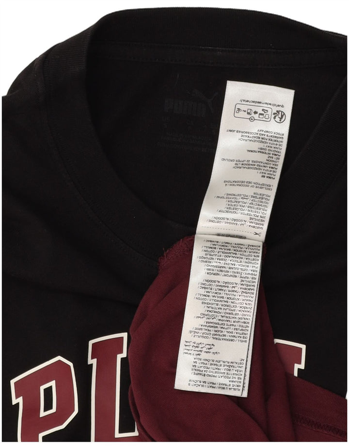 Tricou grafic Puma pentru bărbați Top mic maro din bumbac color bloc