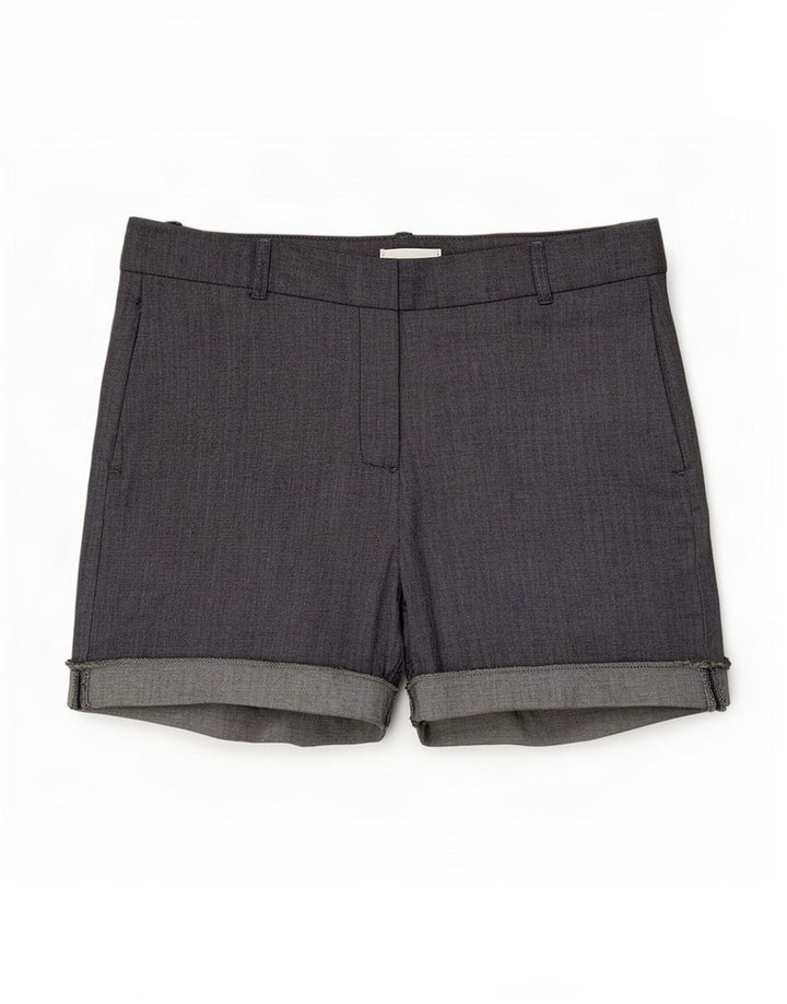 Pantaloni scurți chino pentru femei Zara Medium W28 Gri Bumbac