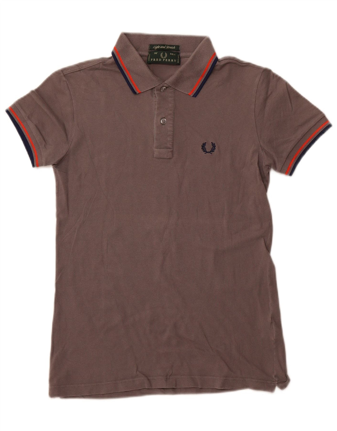 FRED PERRY Tricou polo pentru bărbați, bumbac gri mic