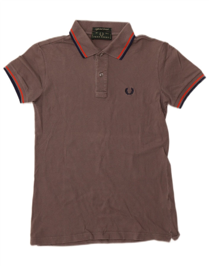 FRED PERRY Tricou polo pentru bărbați, bumbac gri mic