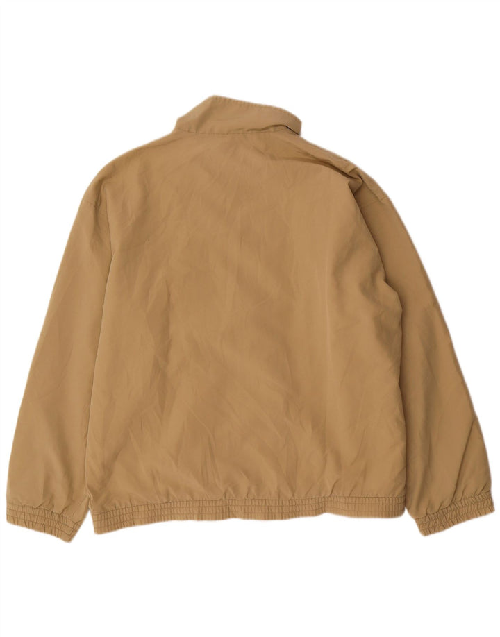 Jachetă de top pentru trening cu grafică pentru bărbați FILA, mare, bej, bloc de culoare