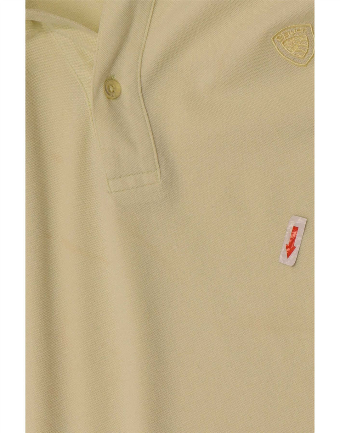 Cămașă polo Blauer pentru bărbați XL bumbac galben