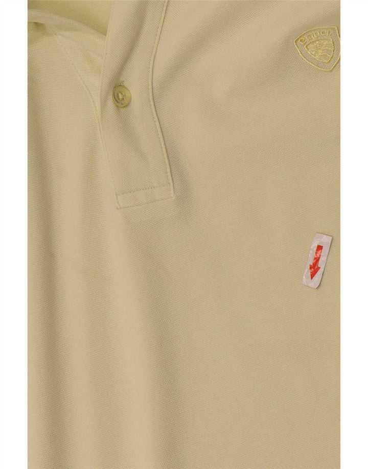 Cămașă polo Blauer pentru bărbați XL bumbac galben