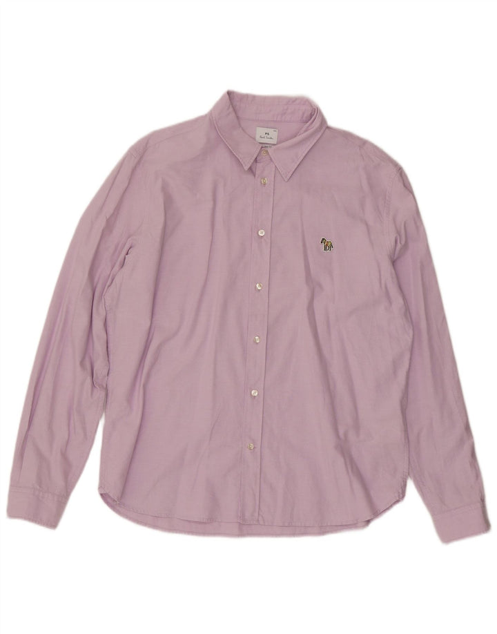 Cămașă croită pentru bărbați Paul Smith, bumbac violet 2XL