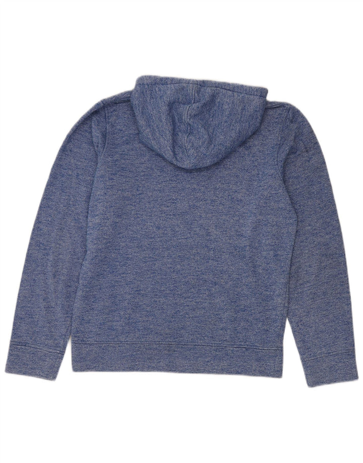 Jack & Jones Pulover cu glugă cu grafică pentru bărbați, mic, albastru, poliester