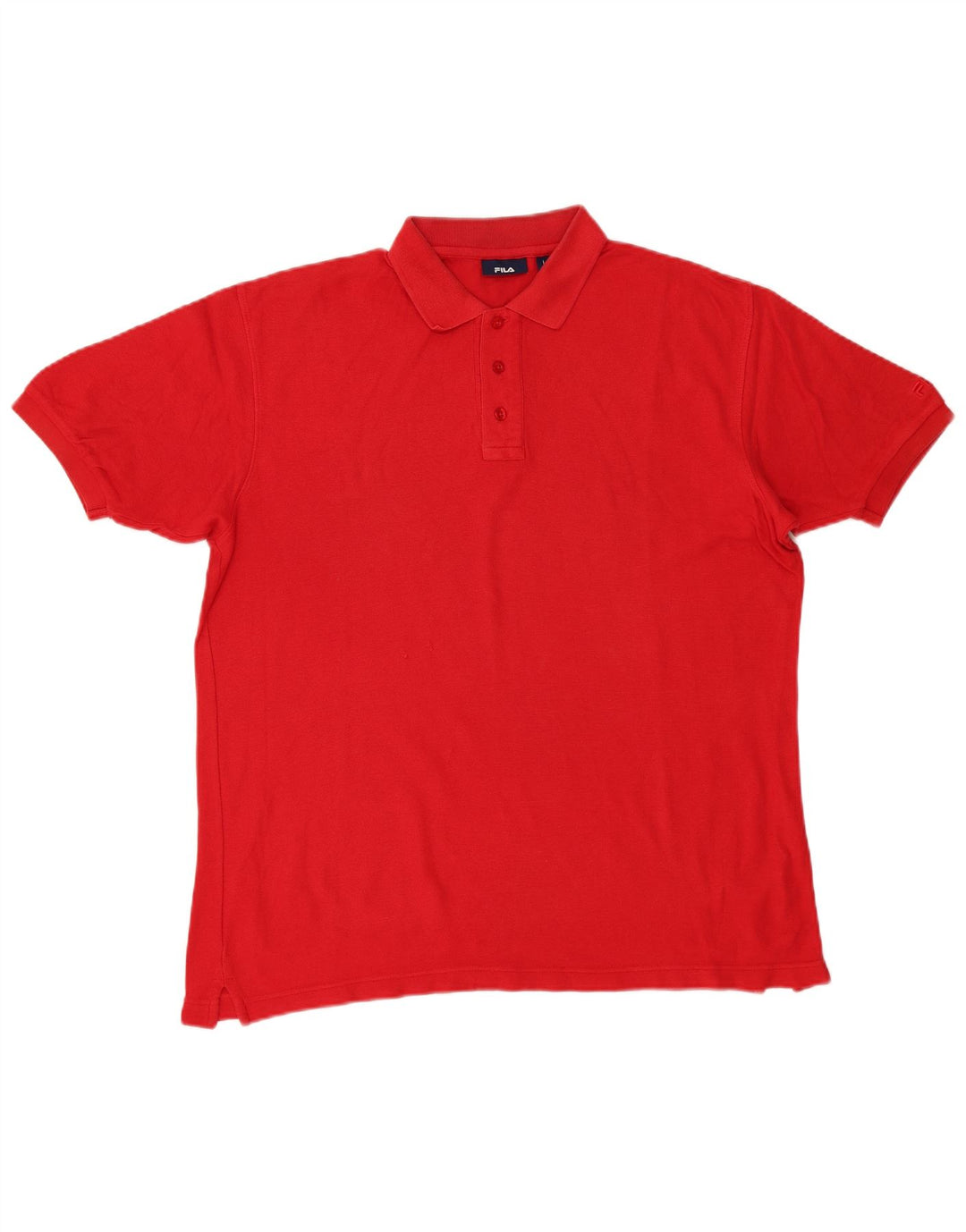 Tricou polo Fila pentru bărbați, mare, roșu, bumbac