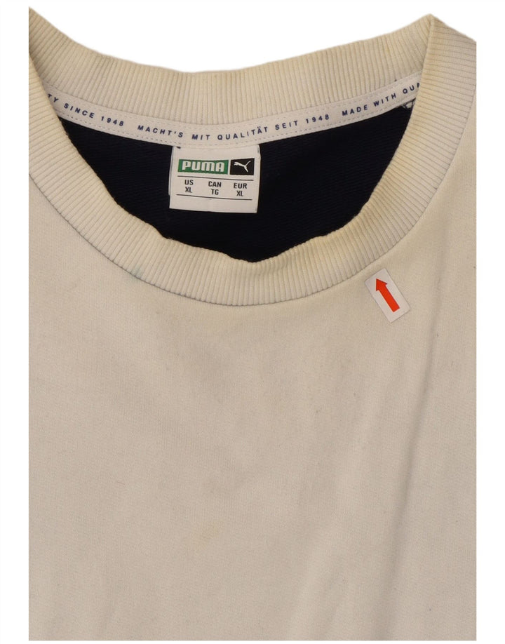 Pulover pentru bărbați Puma Pulover XL Bleumarin Colorblock