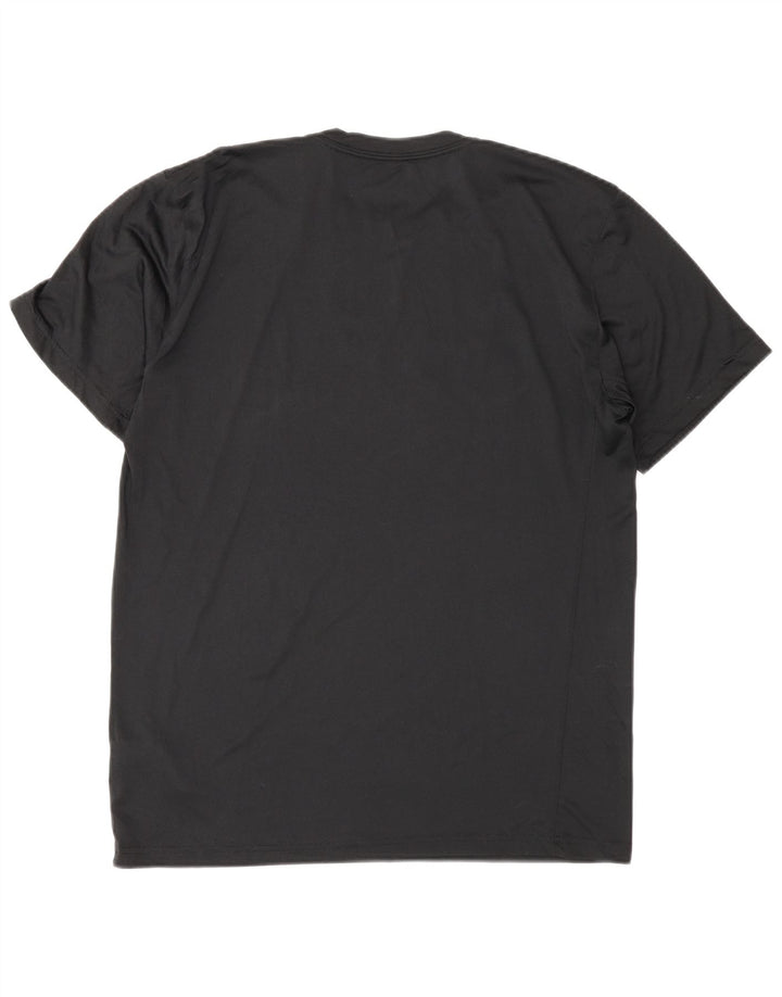 Tricou grafic Nike Dri Fit pentru bărbați Top Mediu Negru Poliester Sport