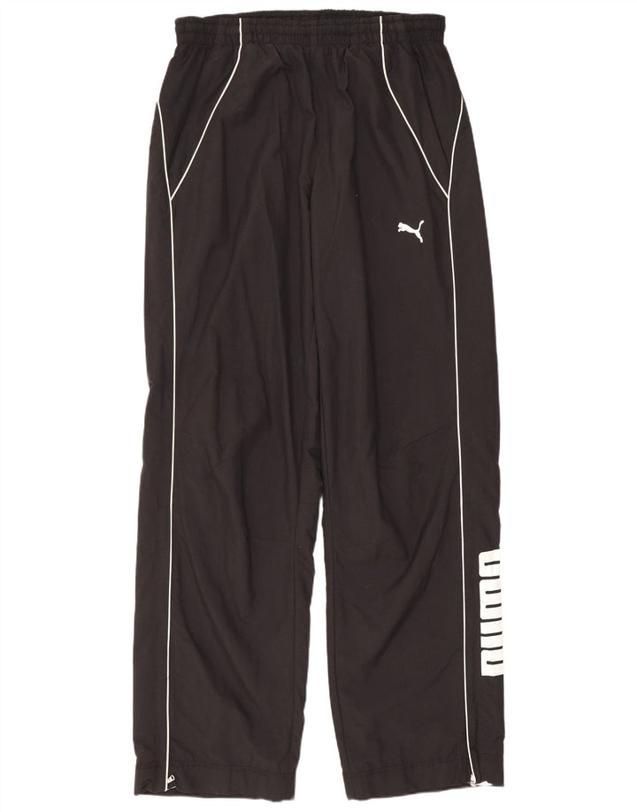 Pantaloni de trening Puma Graphic pentru bărbați, negru mediu